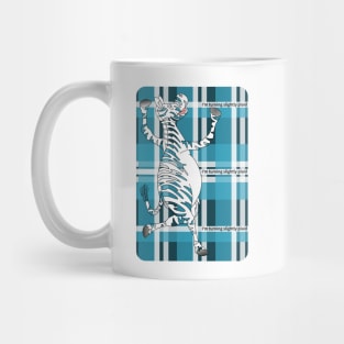 Zebra Plaid Mad Mug